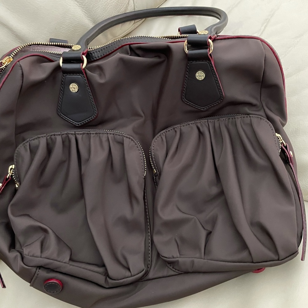 MZ Wallace Jane Brown Bag with matching side bag